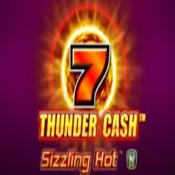 Thunder Cash Sizzling Hot slot logo by Novomatic at Stonevegas Casino