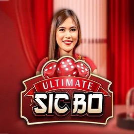 Ultimate Sic Bo online game logo by Ezugi on stonesvegas.gr